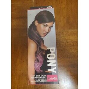 Hairdo 23" Color Splash Pony - Blonde/ Lavender Wrap And Go Hair Extensions